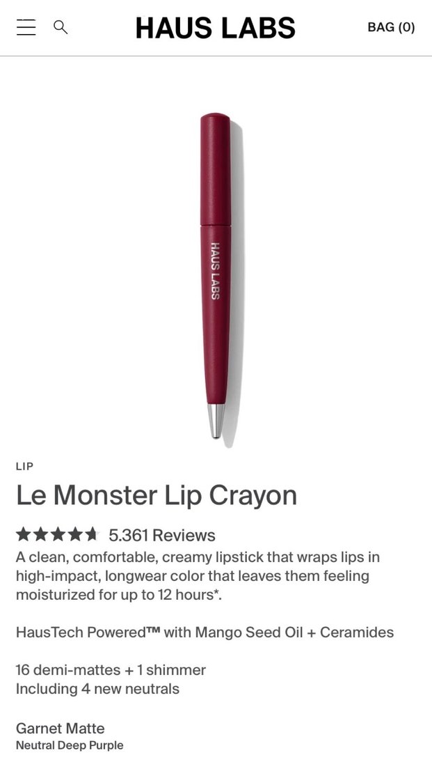 Haus Labs Bordo Ruj - Görsel 4