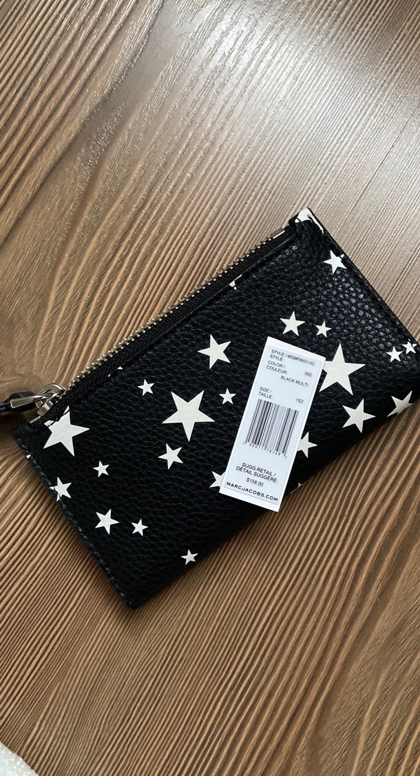 Marc Jacobs Siyah Deri Fermuarlı Cüzdan - Görsel 3