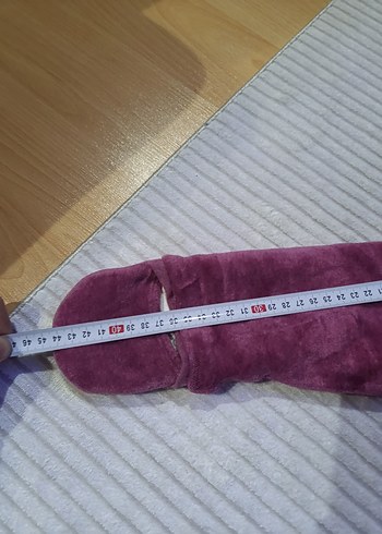 Kapüşonlu Pembe Kız Bebek Tulumu ölçüleri yazıyor - Görsel 8