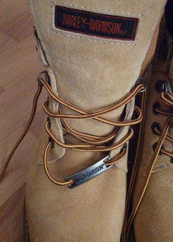 Harley Davidson Bej  Bot - Görsel 2