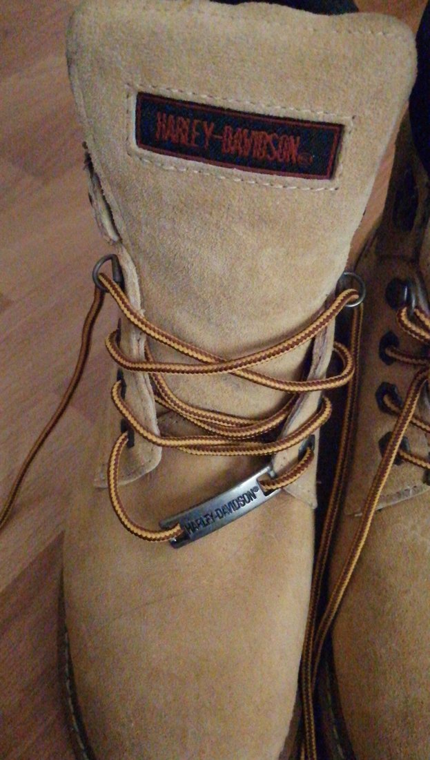 Harley Davidson Bej  Bot - Görsel 2