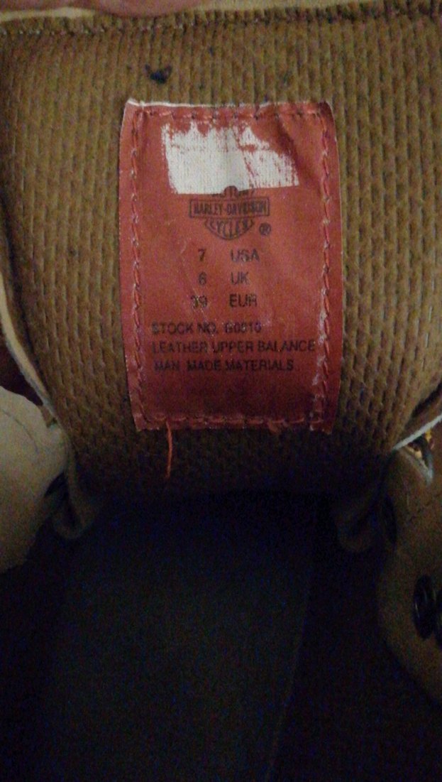 Harley Davidson Bej  Bot - Görsel 5