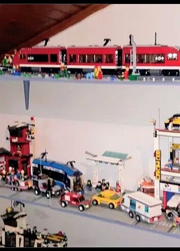 Diğer Logo city diorama sehir maketi.orjinal lego
