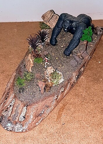 Diorama king kong maketi