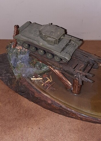  Beden Diorama.Askeri yikik kopru maketi