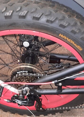 Beden kırmızı Renk Corelli Fatboy Md Disk Fren 7 Vites 20 Jant Fat Bike Çocuk Bisik