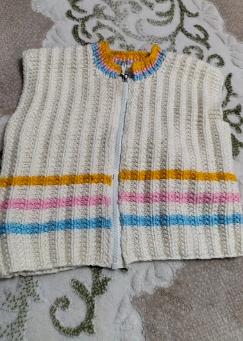 Erkek Bohem Örgü Kolsuz Triko adet fiyatidir - Görsel 4