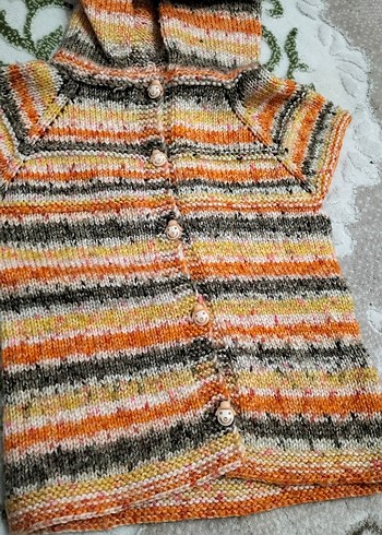 Erkek Bohem Örgü Kolsuz Triko adet fiyatidir - Görsel 2