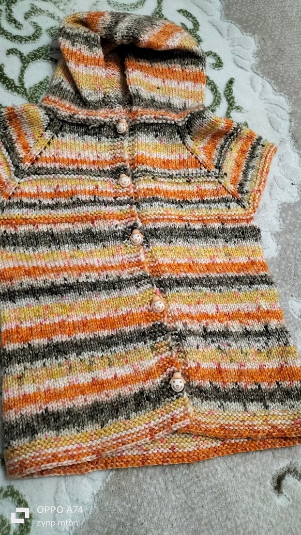 Erkek Bohem Örgü Kolsuz Triko adet fiyatidir - Görsel 2