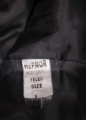 Siyah Fermuarlı Kadın Midi Yelek - Görsel 2