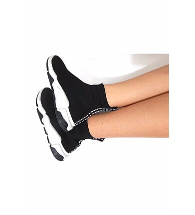 Diğer Triko Sneaker çorap kadın bot ayakkabı