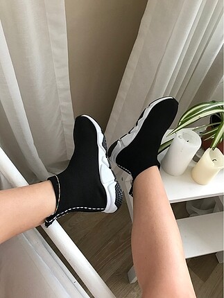 Triko Sneaker çorap kadın bot ayakkabı