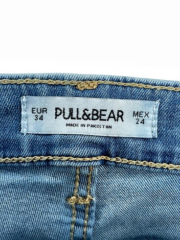34 Beden mavi Renk Pull and Bear Skinny %70 İndirimli.