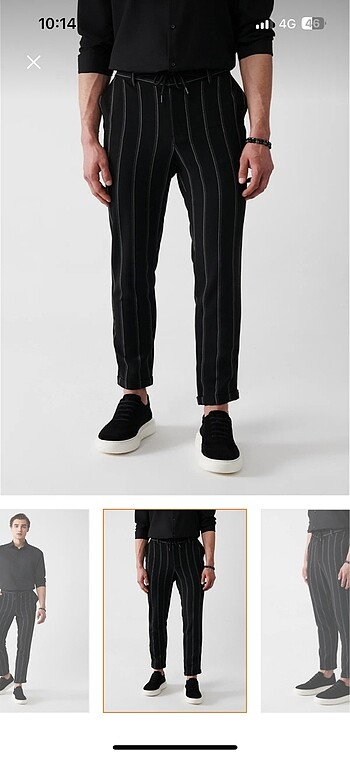 Çizgili Jogger pantolon