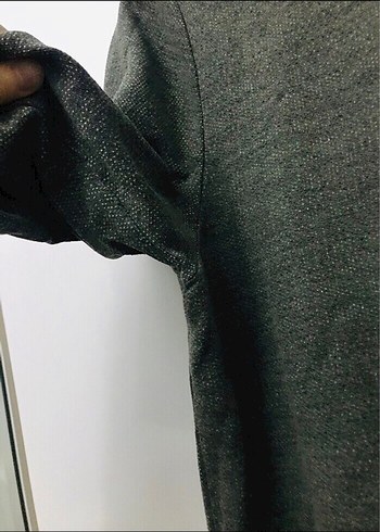 xl Beden Gri Erkek Yün Sweatshirt Crew Neck