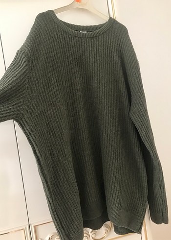 Gri Erkek Yün Kazak, Bisiklet Yaka, Regular Fit - Görsel 6