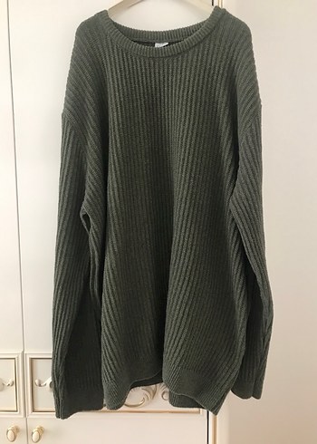 Gri Erkek Yün Kazak, Bisiklet Yaka, Regular Fit - Görsel 3