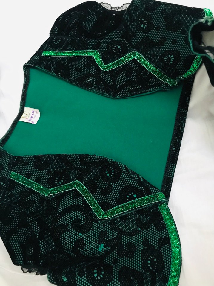 Kızlar İçin Yeşil Dantel Detaylı Bolero - Görsel 2