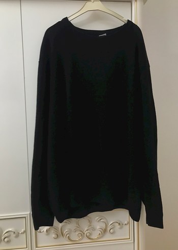 Siyah Erkek  Basic Sweatshirt - Görsel 6