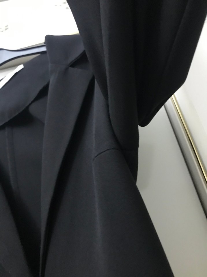 Siyah Midi Kadın Blazer Ceket - Görsel 5