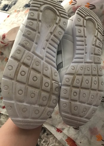 Beyaz Kinetix Bağcıklı Kadın Spor Ayakkabı - Görsel 6