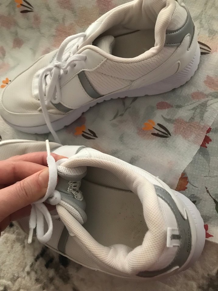 Beyaz Kinetix Bağcıklı Kadın Spor Ayakkabı - Görsel 4