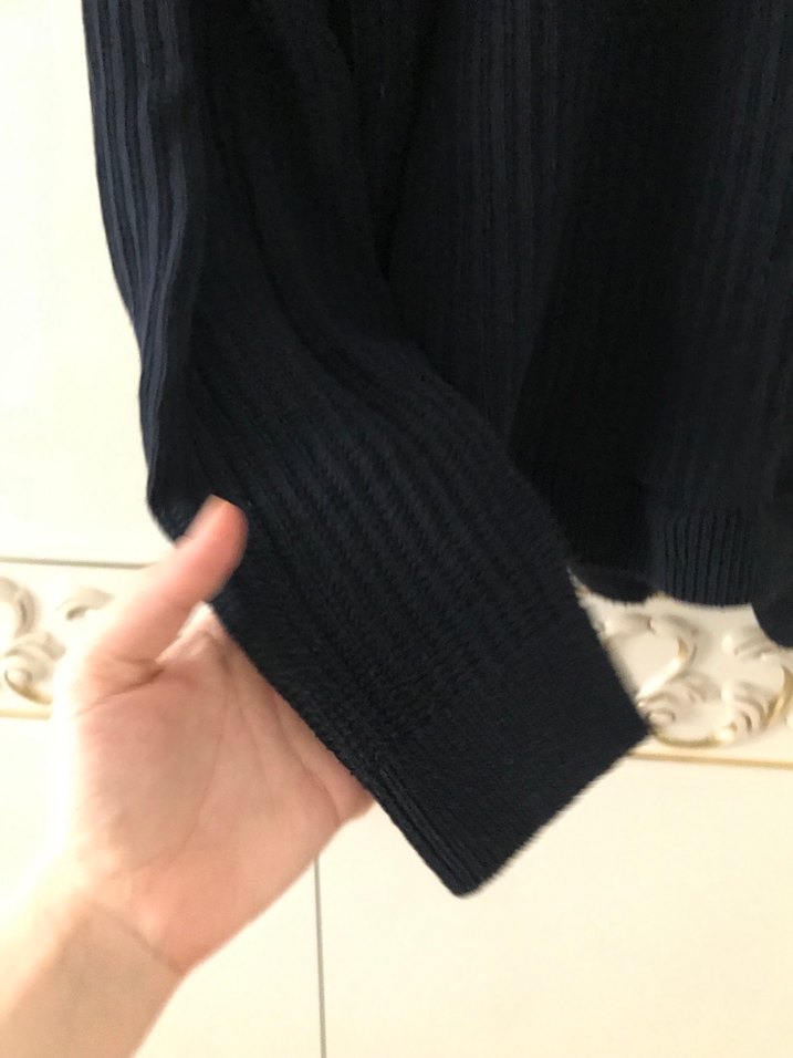 Lacivert Erkek Triko Kazak 4xl - Görsel 3