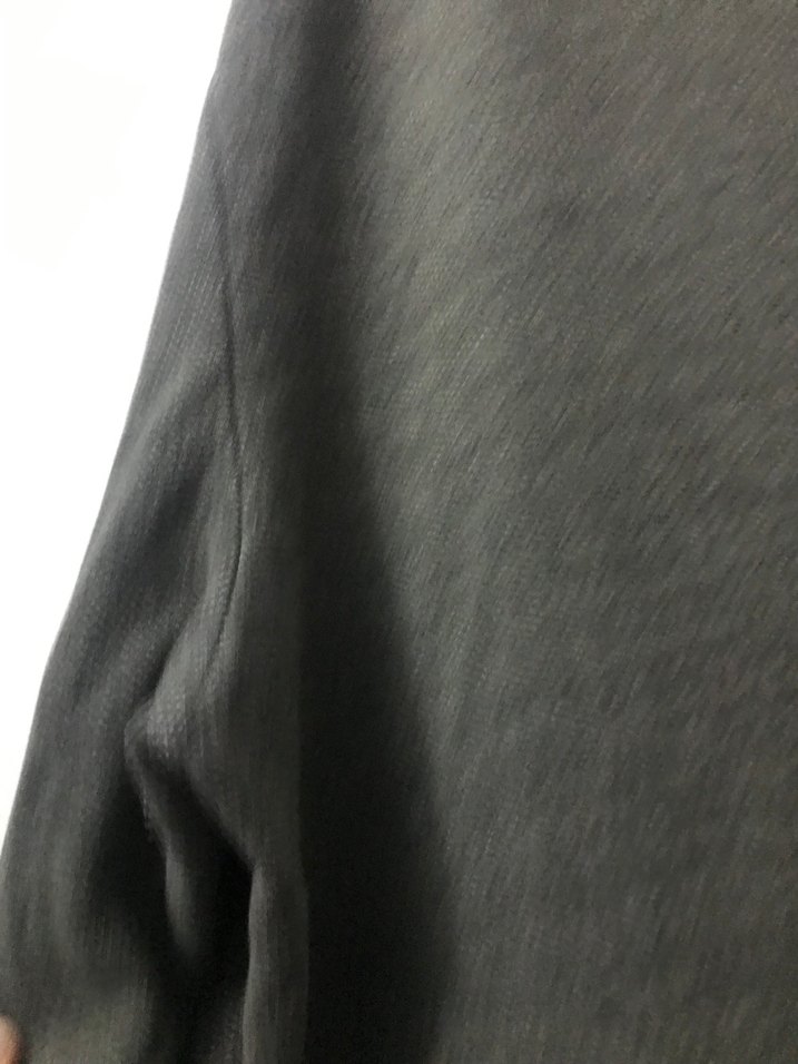 Gri Erkek Yün Sweatshirt, Rahat Kesim - Görsel 2