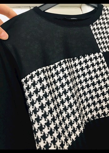 42 Beden Kadın Siyah Uzun Kollu Midi Tunik