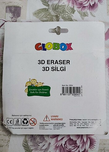  Beden 3d silgi seti 