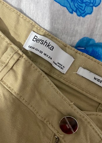 Bej Düğmeli Kadın Midi Pantolon - Görsel 3