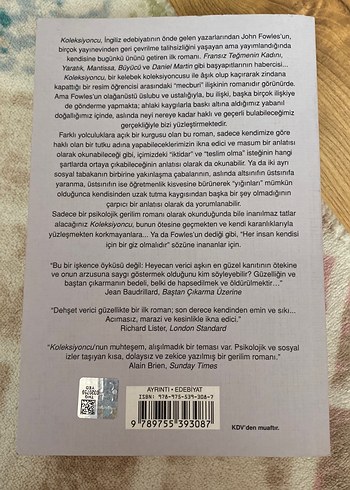 John Fowles - Koleksiyoncu Romanı