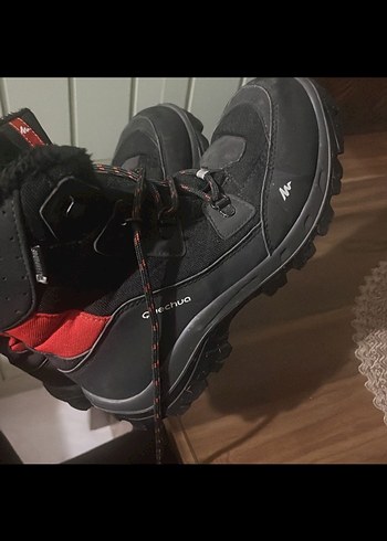 Quechua Erkek Kırmızı Biker Outdoor Bot - Görsel 2