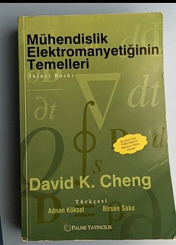 Mühendislik Elektromanyetiğinin Temelleri David K. Cheng