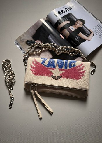  Beden çeşitli Renk zadig & voltaire Deri Rock swing clutch Çapraz Çanta