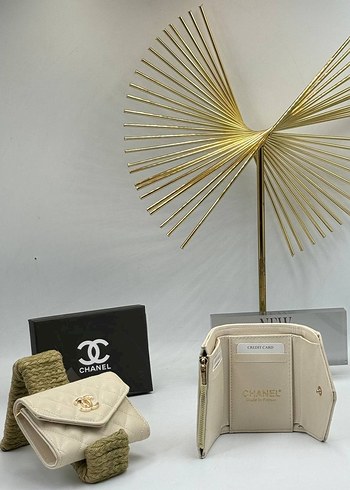 Beden altın Renk chanel cüzdan