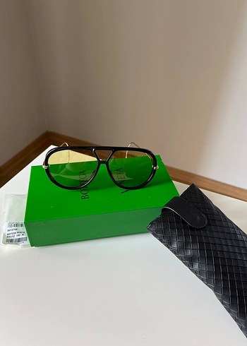 Bottega Veneta Bottega Veneta Kadın Parlak Altın Güneş Gözlüğü