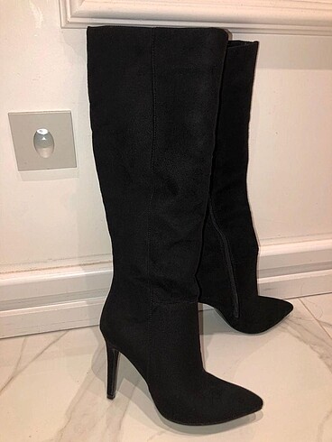 SÜET STİLETTO ÇİZME - Görsel 7