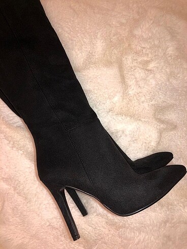 SÜET STİLETTO ÇİZME - Görsel 5