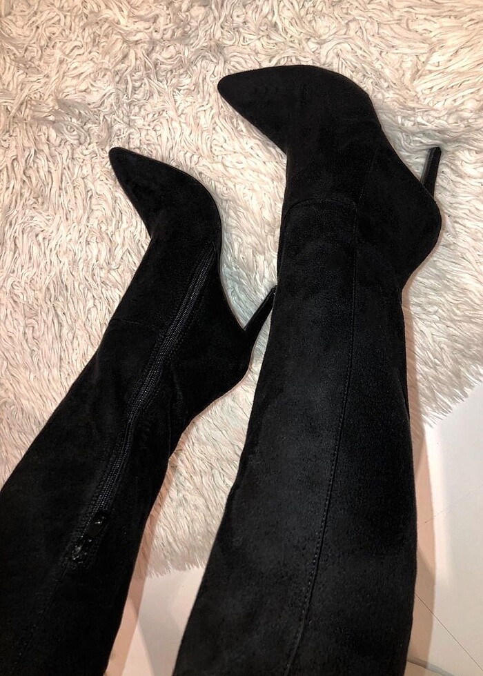 SÜET STİLETTO ÇİZME - Görsel 3