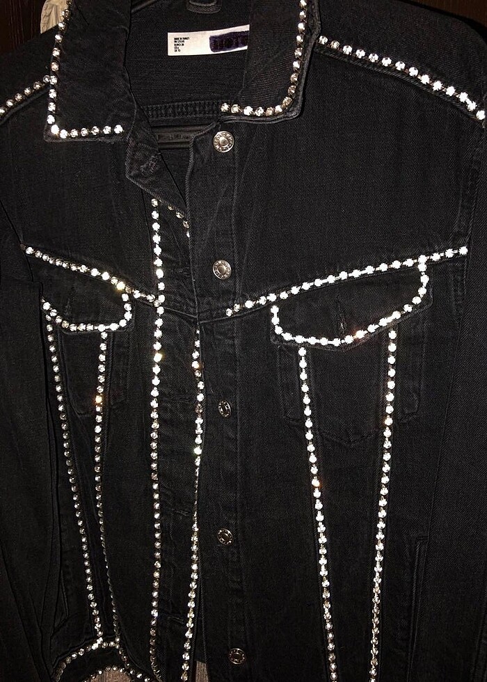 TOPSHOP TAŞLI JEAN CEKET - Görsel 2