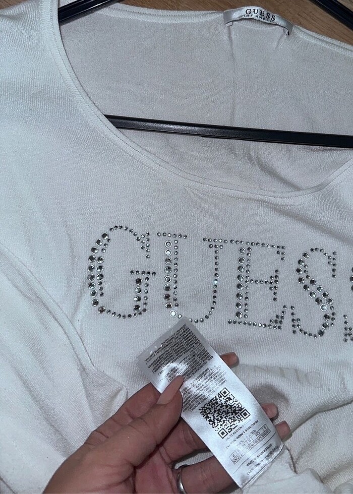 GUESS TAŞLI TRİKO BLUZ - Görsel 4