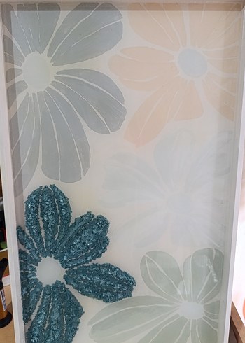 El Yapımı Epoksi Çiçek Tablo - Görsel 3