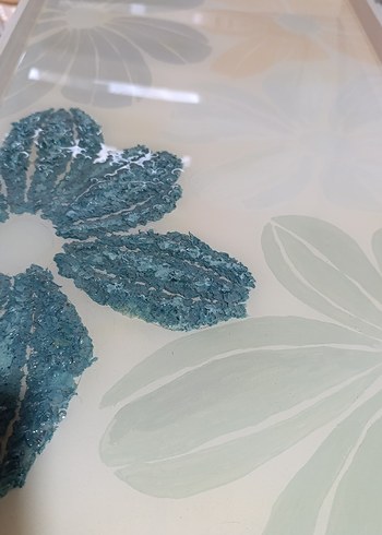 El Yapımı Epoksi Çiçek Tablo - Görsel 4