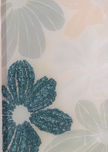 El Yapımı Epoksi Çiçek Tablo - Görsel 7