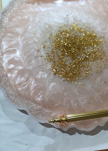 Özel Tasarım Epoksi Nişan  Söz Tepsisi (Sipariş Üzerine) Hediye - Görsel 2