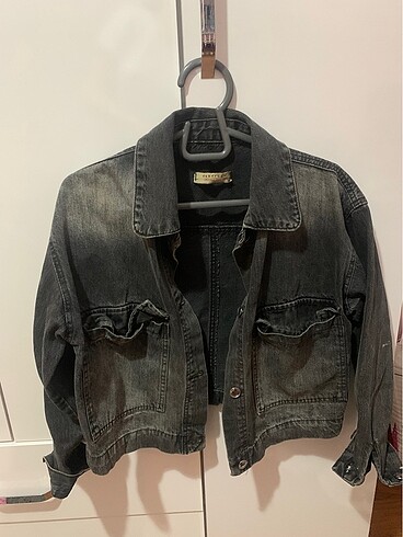 denim siyah kot ceket