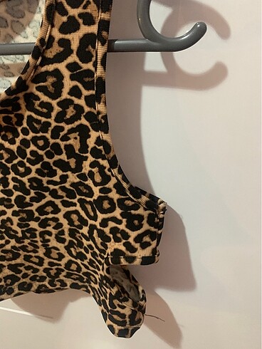 m Beden çeşitli Renk leoparlı crop