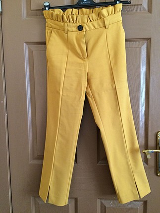 Mango Hardal Sarısı Pantolon