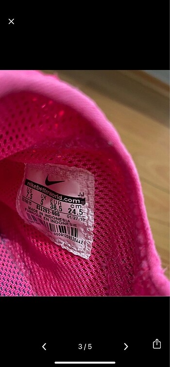 38,5 Beden Nike Air spor ayakkabı . 38.5